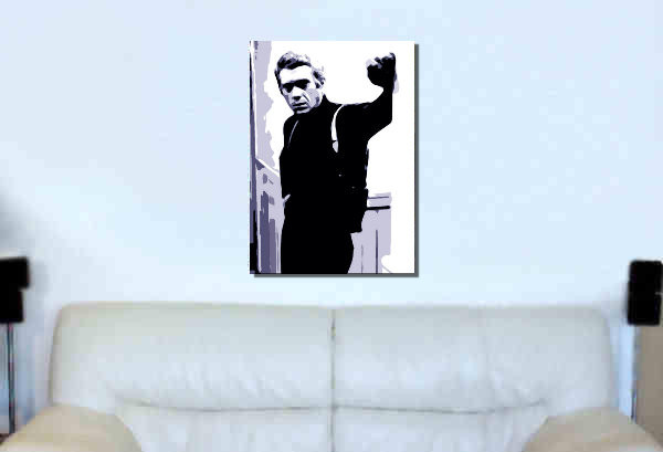 Depiction of Bullitt2 on a drawing room wall.