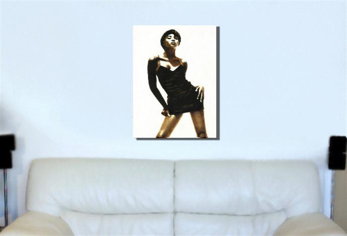 Depiction of naomi2 on a drawing room wall.