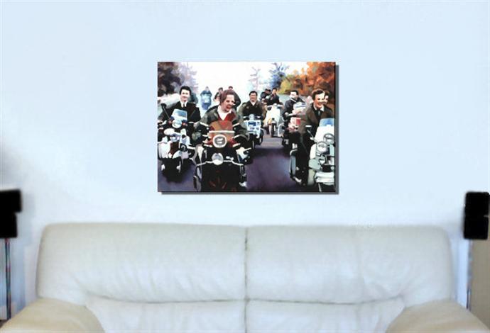 Depiction of quad05 on a drawing room wall.