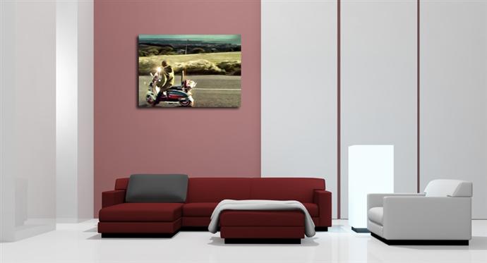 Depiction of quad07 on a drawing room wall.