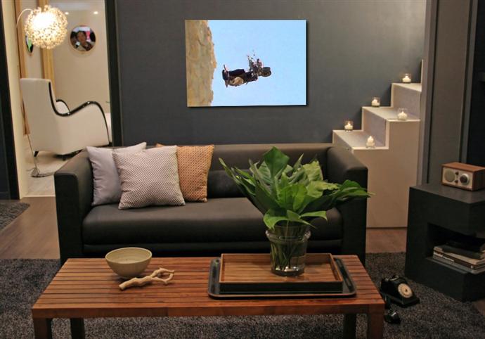 Depiction of quad11 on a drawing room wall.