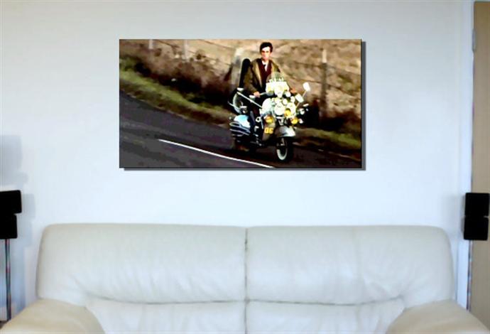 Depiction of quad12 on a drawing room wall.